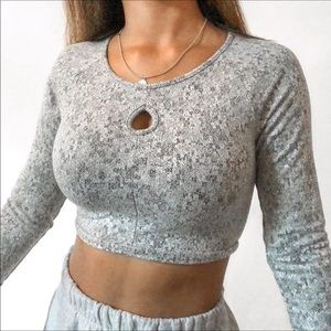 GYMSHARK fleur crop top